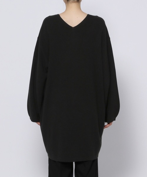 LEPSIM（レプシィム）の「14ゲージ深Vネックチュニックワンピース　906182（チュニック・レディース・ブラック/ライトブルー/グレイッシュベージュ・FREE）」の20枚目の写真