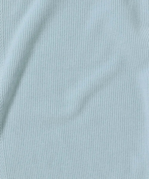 LEPSIM（レプシィム）の「14ゲージ深Vネックチュニックワンピース　906182（チュニック・レディース・ブラック/ライトブルー/グレイッシュベージュ・FREE）」の7枚目の写真