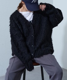 COLONY 2139 | シャギーVネックビッグカーディガン(カーディガン/ボレロ)