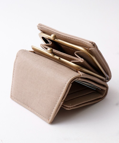 FUNALIVE（ファンアライブ）の「Pisoraro シュリンク　がま口ミニ財布（財布・レディース・ブラック/パイソン/ブラウン/ベージュ・FREE）」の13枚目の写真