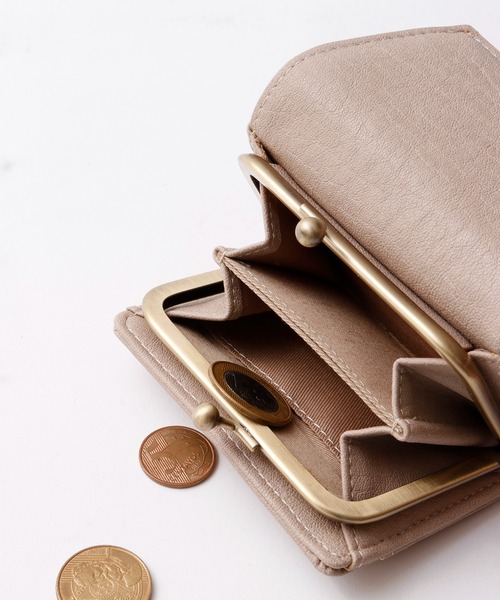 FUNALIVE（ファンアライブ）の「Pisoraro シュリンク　がま口ミニ財布（財布・レディース・ブラック/パイソン/ブラウン/ベージュ・FREE）」の14枚目の写真