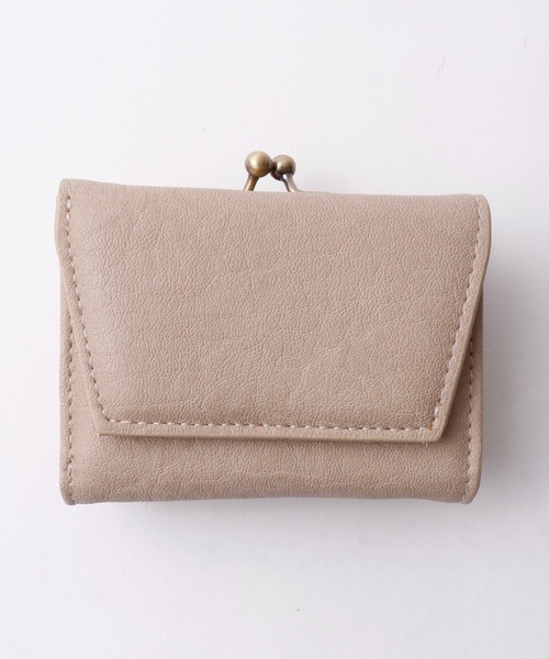 FUNALIVE（ファンアライブ）の「Pisoraro シュリンク　がま口ミニ財布（財布・レディース・ブラック/パイソン/ブラウン/ベージュ・FREE）」の7枚目の写真