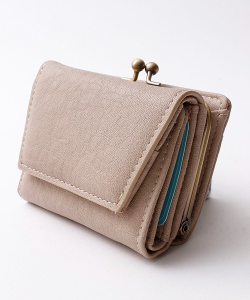 FUNALIVE（ファンアライブ）の「Pisoraro シュリンク　がま口ミニ財布（財布・レディース・ブラック/パイソン/ブラウン/ベージュ・FREE）」の9枚目の写真