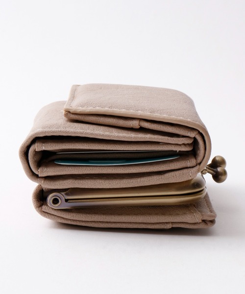 FUNALIVE（ファンアライブ）の「Pisoraro シュリンク　がま口ミニ財布（財布・レディース・ブラック/パイソン/ブラウン/ベージュ・FREE）」の12枚目の写真