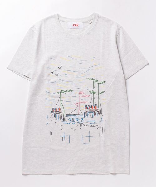 Veni Vedi Vici(ヴェニヴェディヴィチ)の「【Bs】【it】【Veni Vedi Vici】TOIT TEE(Tシャツ/カットソー・メンズ・クリーム・MEDIUM)」の1枚目の写真