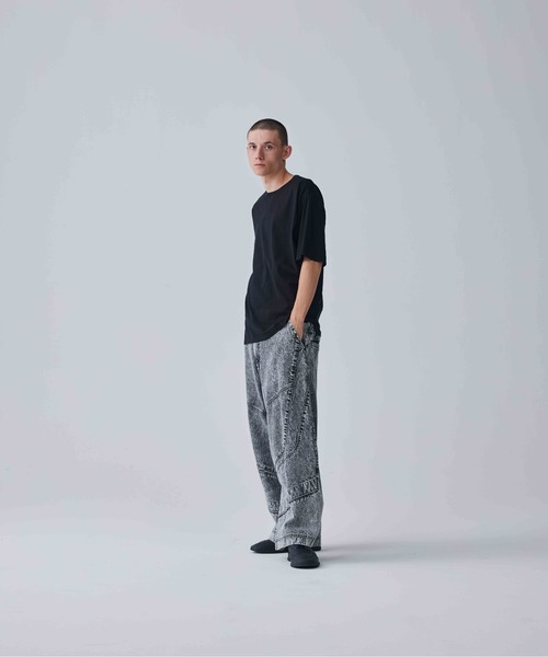 Iroquois（イロコイ）の「11oz OLD DENIM WIDE PT（デニムパンツ・メンズ・ケミカルウォッシュ/ブラック系その他・3/1/2）」の4枚目の写真