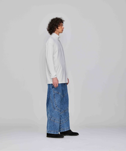 Iroquois（イロコイ）の「11oz OLD DENIM WIDE PT（デニムパンツ・メンズ・ケミカルウォッシュ/ブラック系その他・3/1/2）」の10枚目の写真