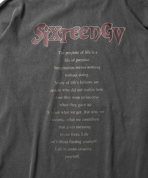 Confirm（コンファーム）の「25SS ヴィンテージライク レトロプリント ピグメント加工 ビッグシルエット バンドロンT カットソー【Confirm】（Tシャツ/カットソー・メンズ・チャコールグレー/ブラック系その他/ブラック系その他2/グレー系その他2/グレー系その他/ブラック・L/M）」の20枚目の写真