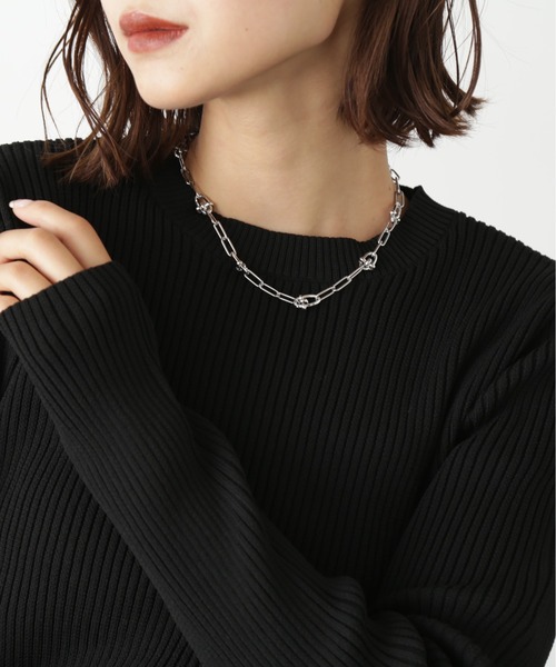 FREE'S MART（フリーズマート）の「モチーフ付きショートネックレス（ネックレス・レディース・シルバー/ゴールド・ﾌﾘ-）」の17枚目の写真