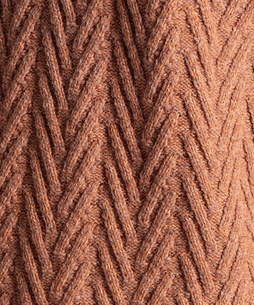 HIDEAWAYS NICOLE（ハイダウェイニコル）の「【WEB限定】ヘリンボーンJQタートルネックニット（ニット/セーター・メンズ・ホワイト×ブラック/ボルドー/オレンジ/ベージュ系その他/ブラック×グレー/ホワイト×ライトグレー・X-LARGE/LARGE/MEDIUM）」の14枚目の写真