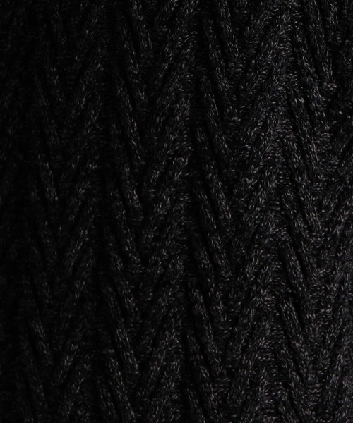 HIDEAWAYS NICOLE（ハイダウェイニコル）の「【WEB限定】ヘリンボーンJQタートルネックニット（ニット/セーター・メンズ・ホワイト×ブラック/ボルドー/オレンジ/ベージュ系その他/ブラック×グレー/ホワイト×ライトグレー・X-LARGE/LARGE/MEDIUM）」の16枚目の写真