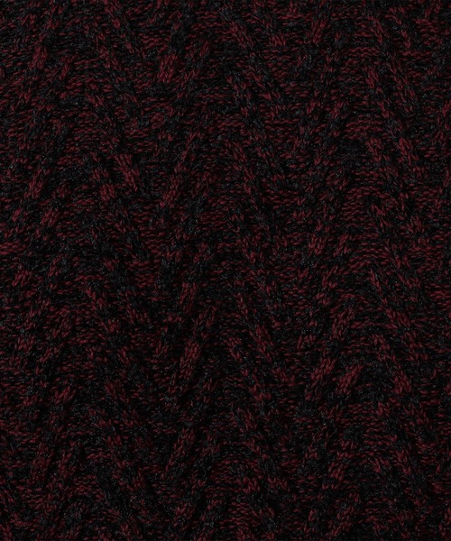 【WEB限定】ヘリンボーンJQタートルネックニット（ニット/セーター）｜HIDEAWAYS NICOLE（ハイダウェイニコル）