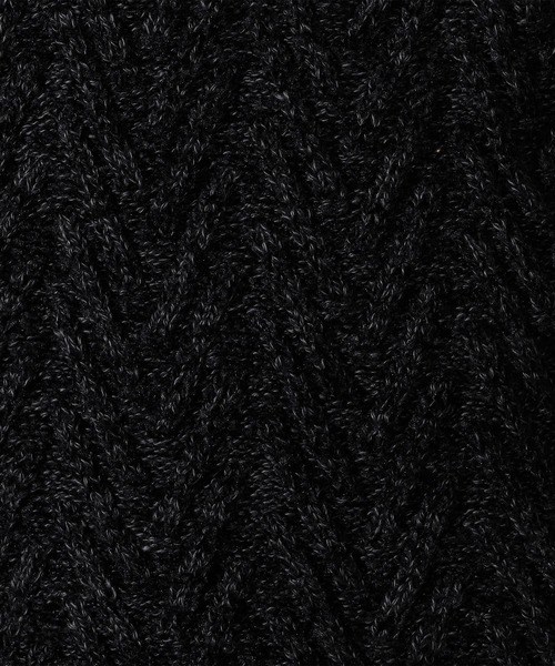 【WEB限定】ヘリンボーンJQタートルネックニット（ニット/セーター）｜HIDEAWAYS NICOLE（ハイダウェイニコル）