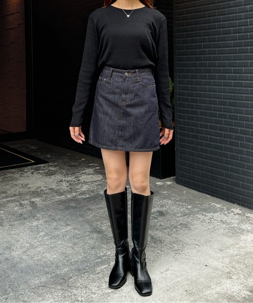 デニムミニスカート（デニムスカート）｜LE MORE（リモア）の