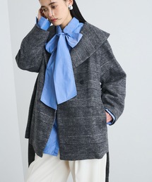 VIS | 毛混ショールカラーコート(その他アウター)