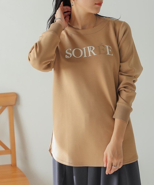 セール】スフレジャージパールロゴプルオーバー（Tシャツ/カットソー 