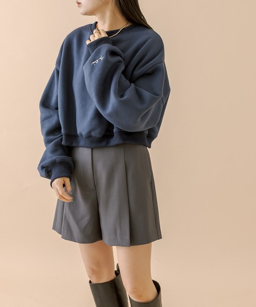 mline（エムライン）の「[mline]フォトショートスウェット（スウェット・レディース・オフホワイト/ネイビー/グレー・FREE）」の15枚目の写真