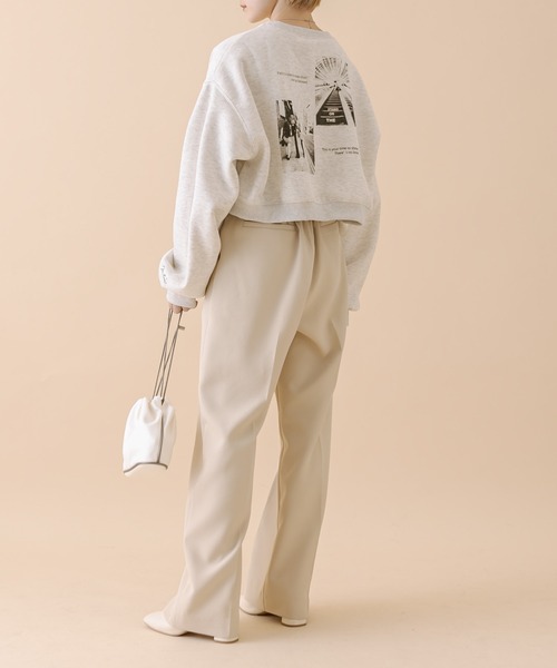 mline（エムライン）の「[mline]フォトショートスウェット（スウェット・レディース・オフホワイト/ネイビー/グレー・FREE）」の20枚目の写真