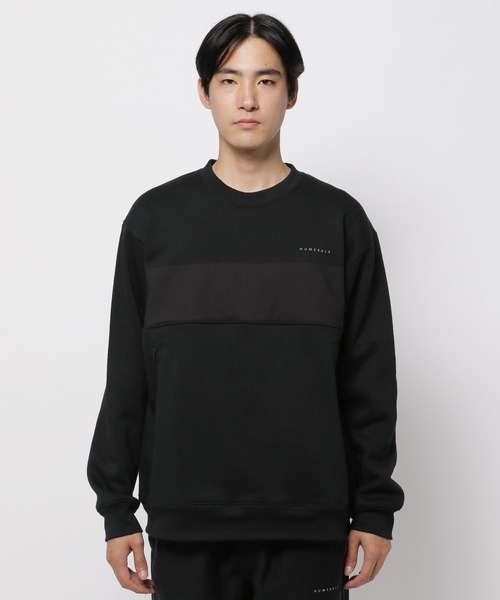 NUMERALS（ヌメラルズ）の「[NUMERALS]WARMクルーネックスウェット（スウェット・メンズ・ブラック/オフホワイト/ボルドー・MEDIUM/LARGE/X-LARGE）」の4枚目の写真