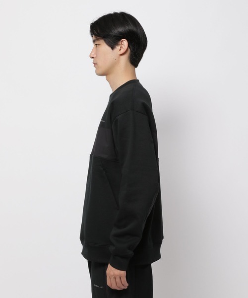 NUMERALS（ヌメラルズ）の「[NUMERALS]WARMクルーネックスウェット（スウェット・メンズ・ブラック/オフホワイト/ボルドー・MEDIUM/LARGE/X-LARGE）」の6枚目の写真