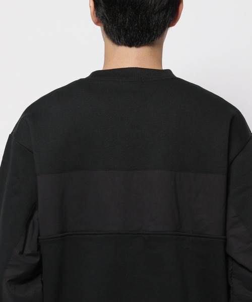NUMERALS（ヌメラルズ）の「[NUMERALS]WARMクルーネックスウェット（スウェット・メンズ・ブラック/オフホワイト/ボルドー・MEDIUM/LARGE/X-LARGE）」の11枚目の写真