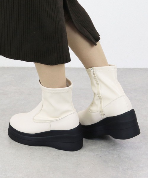 chloe♡ブーティ 良品☆See By Chloe☆レザー サイドジップブーティ(36 1/2