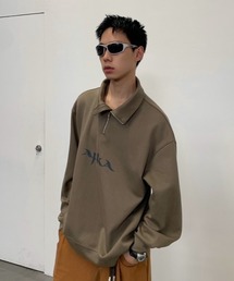 ARCH by ROARINGWILD（アーチバイロアリングワールド）の「【ARCH by ROARINGWILD】HALF ZIPPER LOGO SWEATERSHIRT / 【アーチ】ハーフジッパーロゴスウェットシャツ トレーナー（スウェット）」