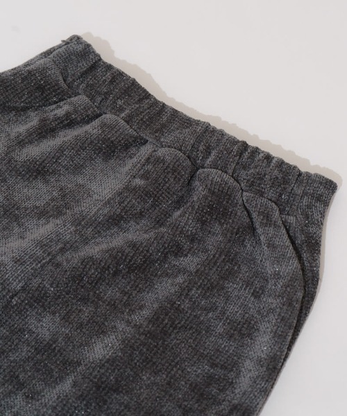 flower（フラワー）の「グリッターニットスカート（スカート・レディース・グレー/ブラック・FREE）」の8枚目の写真