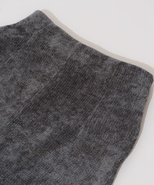 flower（フラワー）の「グリッターニットスカート（スカート・レディース・グレー/ブラック・FREE）」の7枚目の写真