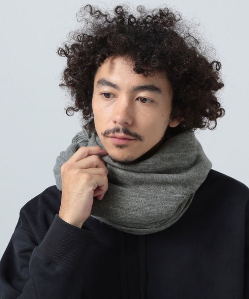 BAYFLOW（ベイフロー）の「ボリュームマフラー（マフラー・メンズ・グレー/ベージュ/ブラック/カーキ・FREE）」の6枚目の写真