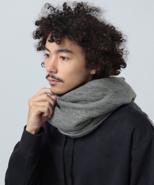 スヤスヤ(๑˘ ˘๑)*.。様BAYFLOW　マフラー　グレー BAYFLOW（ベイフロー）の「ボリュームマフラー（マフラー）」 - WEAR