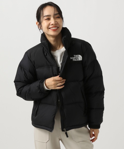 【as】ノースフェイス ヌプシ ダウンジャケット レディースM ブラック ノースフェイス ヌプシ ダウンジャケットレディースM パッカブル黒