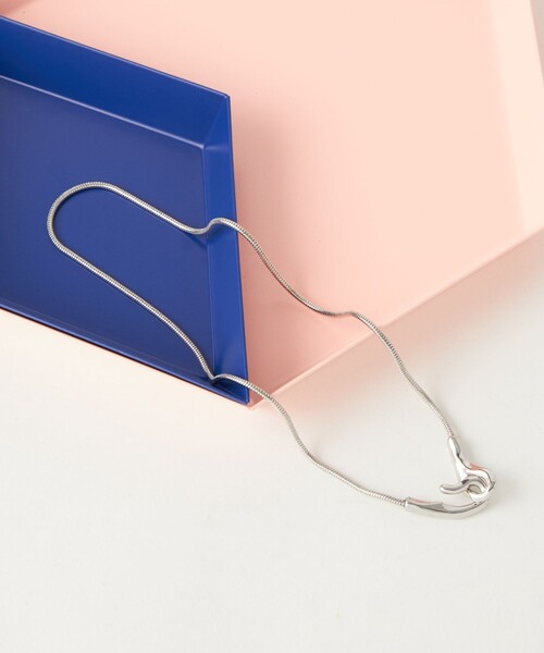 CITEN(シテン)の「<CITEN>フックモチーフ スネーク ネックレス(ネックレス・レディース・その他1/シルバー・FREE)」の3枚目の写真