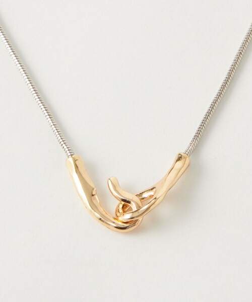 CITEN(シテン)の「<CITEN>フックモチーフ スネーク ネックレス(ネックレス・レディース・その他1/シルバー・FREE)」の10枚目の写真