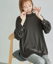 ROPE' PICNIC（ロペピクニック）の「フリルカラーチュニックブラウス（シャツ/ブラウス・レディース）」