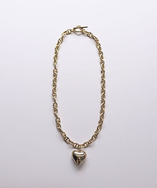 セール】2way アンカーチェーン ハート マンテルネックレス
