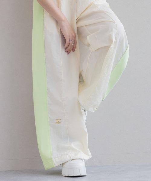 RAGEBLUE（レイジブルー）の「切り替えナイロンスウェットパンツ（スウェットパンツ・レディース・ホワイト系/レッド系・FREE）」の22枚目の写真