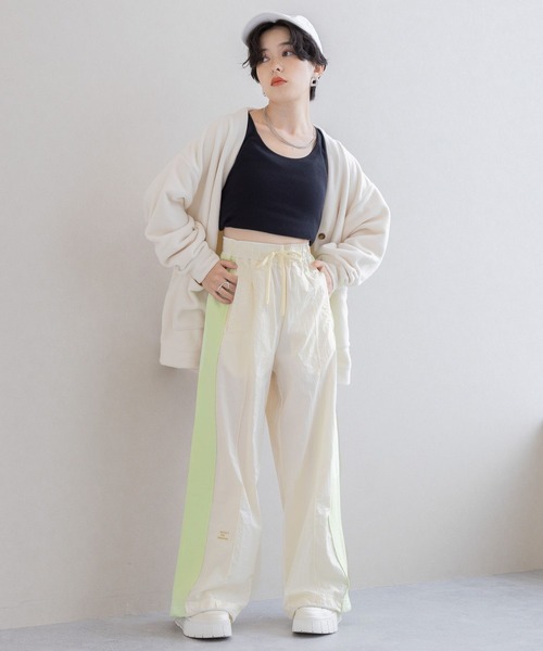 RAGEBLUE（レイジブルー）の「切り替えナイロンスウェットパンツ（スウェットパンツ・レディース・ホワイト系/レッド系・FREE）」の5枚目の写真