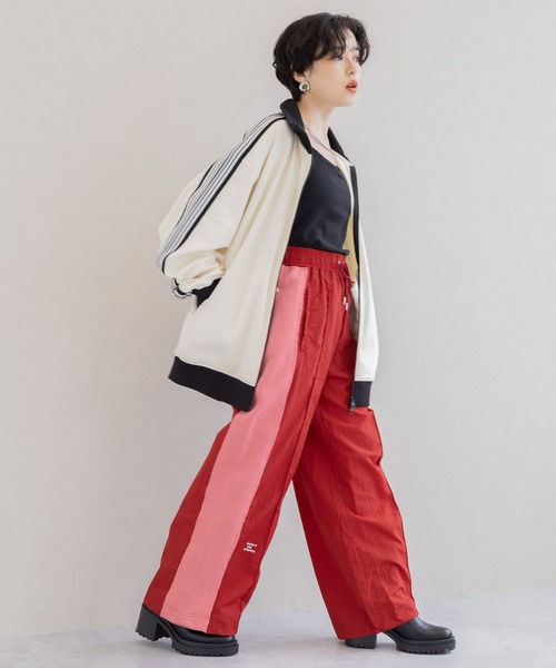 RAGEBLUE（レイジブルー）の「切り替えナイロンスウェットパンツ（スウェットパンツ・レディース・ホワイト系/レッド系・FREE）」の10枚目の写真