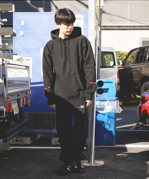 LONELY/論理（ロンリー）の「LONELY(論理)/ロンリー STOCK LOGO” NYLON WARM UP PANTS ナイロンパンツ（その他パンツ・メンズ・ブラック・XL/L/M）」の15枚目の写真