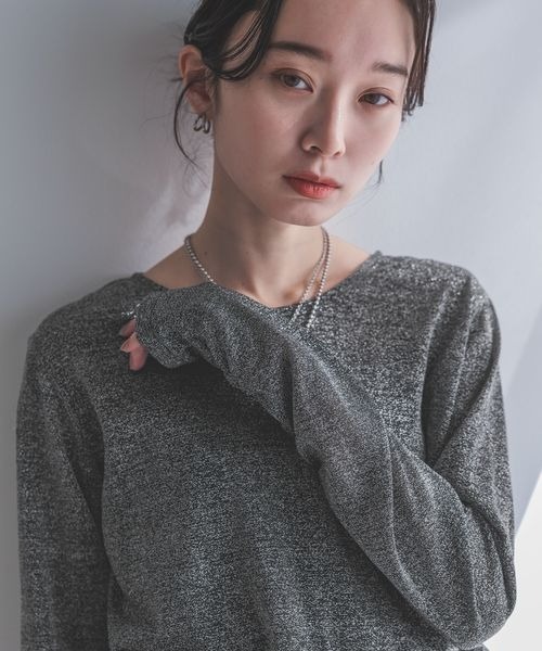 JEANASIS（ジーナシス）の「ラメテンジクシアーLS TEE/102750（T