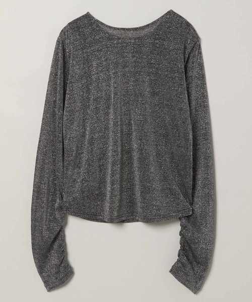 JEANASIS(ジーナシス)の「ラメテンジクシアーLS TEE/102750(Tシャツ/カットソー・レディース・ブラック系その他/シルバー/ゴールド系その他・FREE)」の18枚目の写真