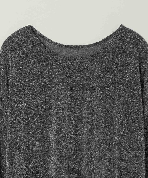 JEANASIS(ジーナシス)の「ラメテンジクシアーLS TEE/102750(Tシャツ/カットソー・レディース・ブラック系その他/シルバー/ゴールド系その他・FREE)」の19枚目の写真