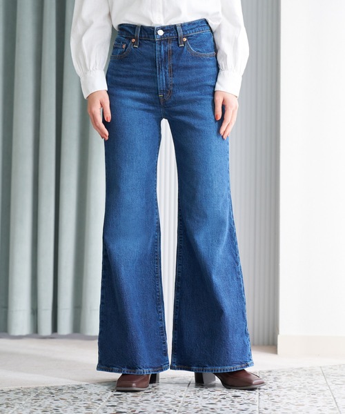 Levi's（リーバイス）の「Levi's/リーバイス RIBCAGE BELLS ミディアムインディゴ SONOMA TRAIN（デニムパンツ・レディース・インディゴブルー・26inch/23inch/27inch/28inch/25inch/24inch）」の18枚目の写真