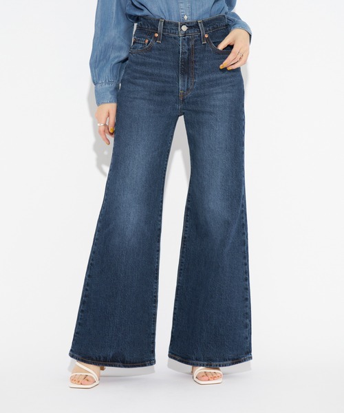 Levi's（リーバイス）の「Levi's/リーバイス RIBCAGE BELLS ミディアムインディゴ SONOMA TRAIN（デニムパンツ・レディース・インディゴブルー・26inch/23inch/27inch/28inch/25inch/24inch）」の22枚目の写真