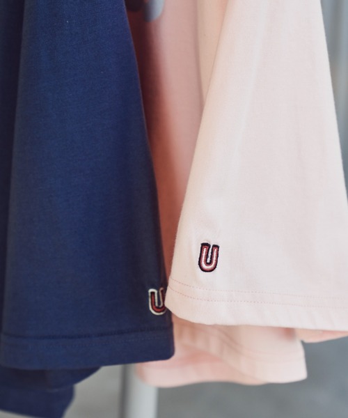 Unitage(ユニテージ)の「BIGロゴラガーTEE(Tシャツ/カットソー・レディース・ネイビー/ピンク・FREE)」の15枚目の写真