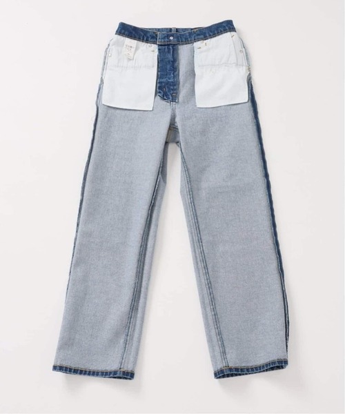 SLOBE IENA LE DENIM ストレートパンツ グレー 38 SLOBE IENA（スローブイエナ）の「《追加》LE DENIM ストレート