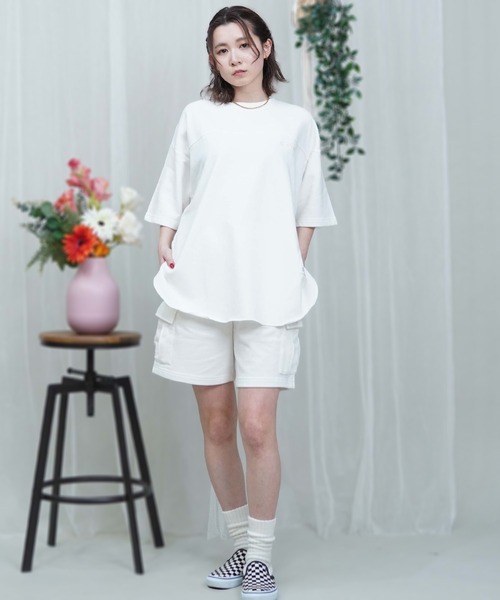 DISCUS ATHLETIC（ディスカス　アスレチック）の「DISCUS ATHLETIC/ディスカスアスレチック スウェットパンツ 4287-1971（スウェットパンツ・レディース・オフホワイト/オートミール/ブラック・L/M）」の8枚目の写真