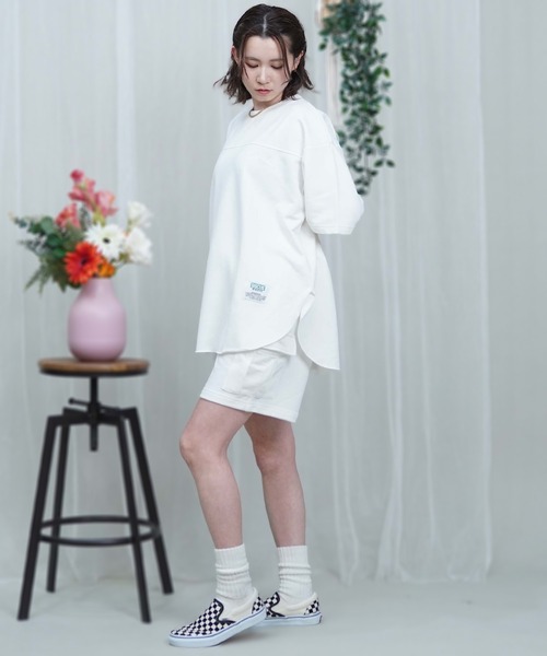 DISCUS ATHLETIC（ディスカス　アスレチック）の「DISCUS ATHLETIC/ディスカスアスレチック スウェットパンツ 4287-1971（スウェットパンツ・レディース・オフホワイト/オートミール/ブラック・L/M）」の9枚目の写真