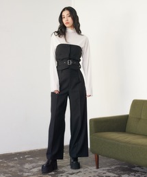 ENVYM | バックスリットスラックスパンツ(スラックス)
